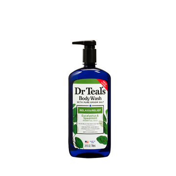 Dr Teal’s Jabón Líquido Corporal Con Sal Pura De Epsom, Eucalipto Y Hierbabuena 710ml